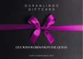 Quranlingo Gift Card - Gift with Words from the Quran