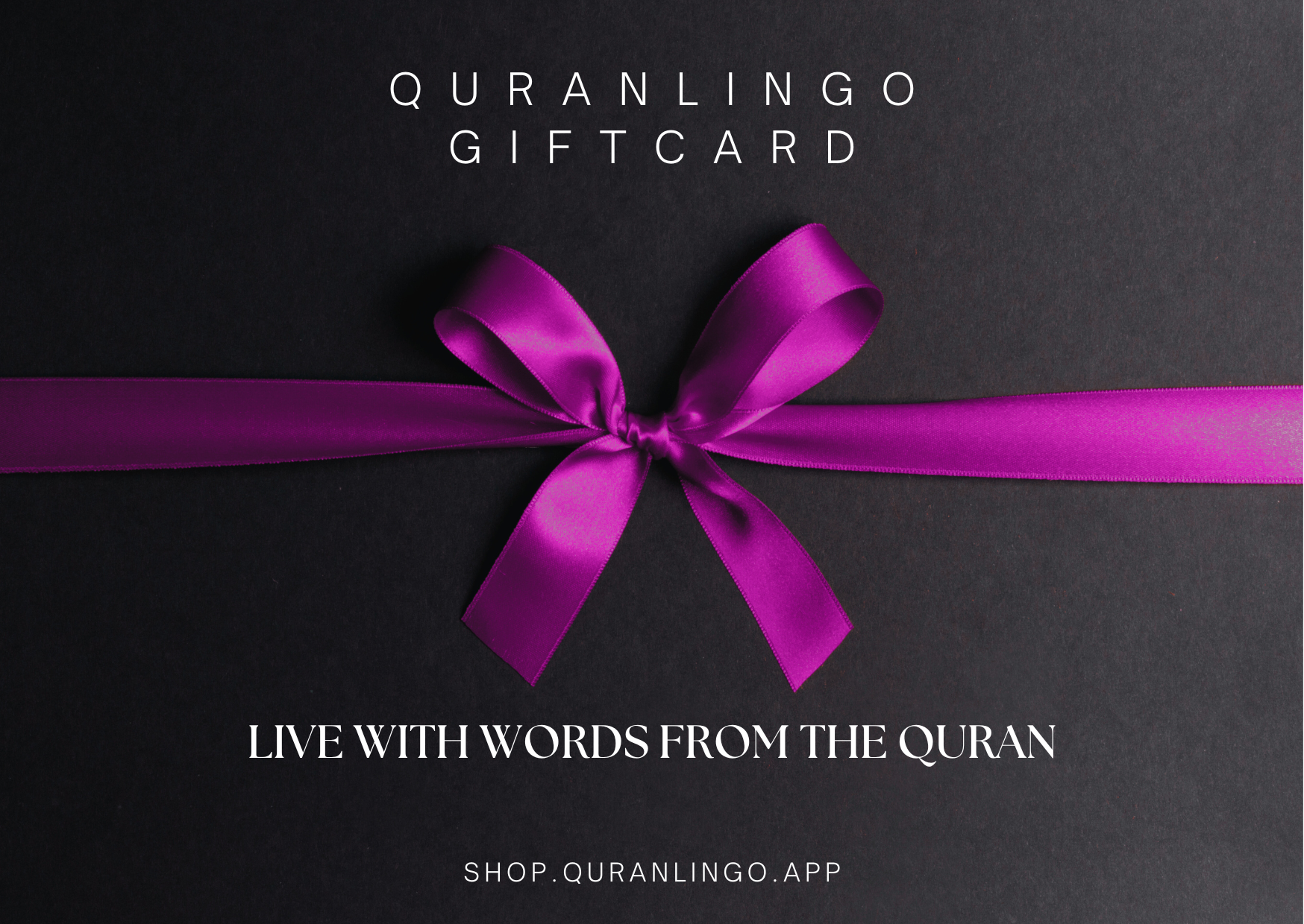 Quranlingo Gift Card - Gift with Words from the Quran